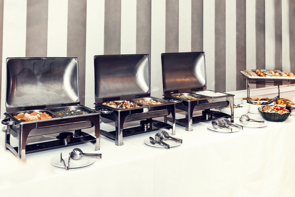 BBQ Buffet Style Setup