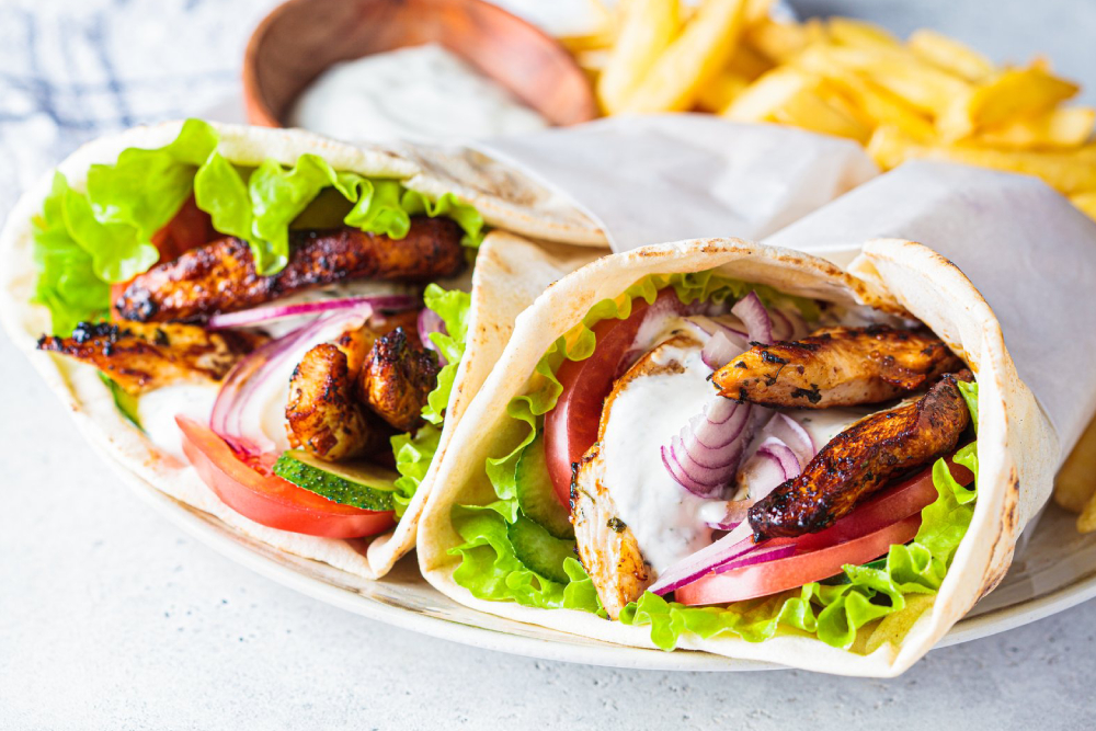 Chicken Shawarma Wraps