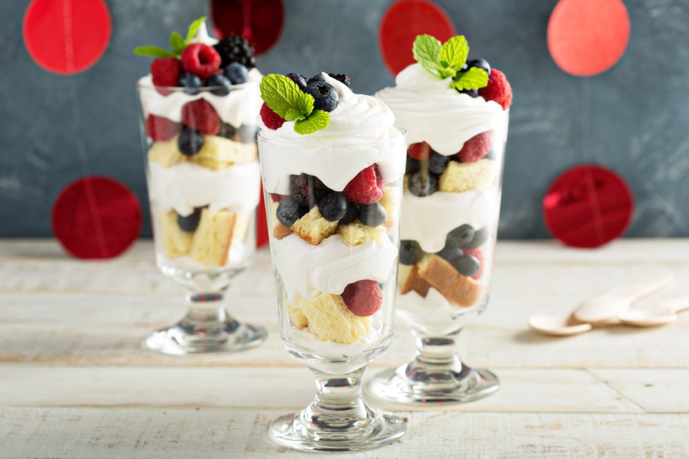 Creamy Trifle Dessert Cups