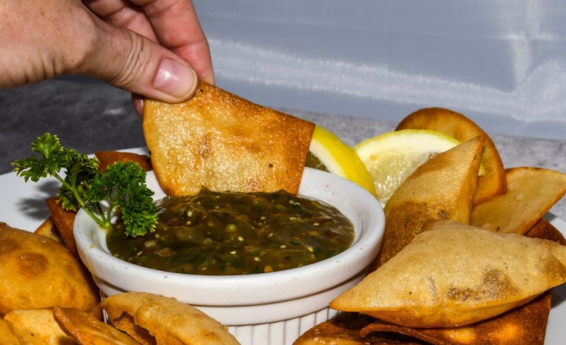 Easy Samosa & Chutney Platter
