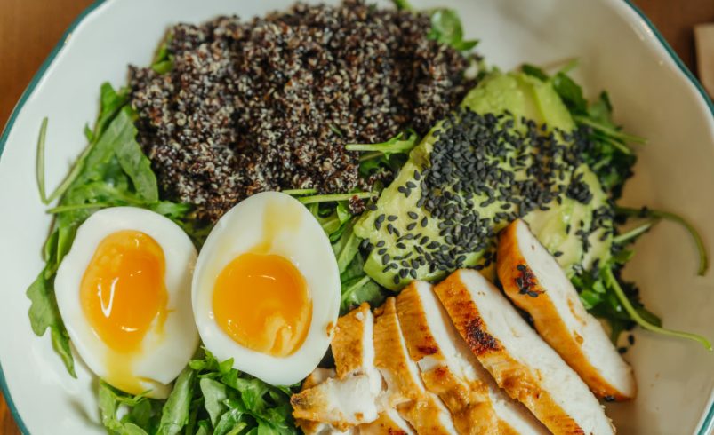 Egg & Chicken Power Bowl