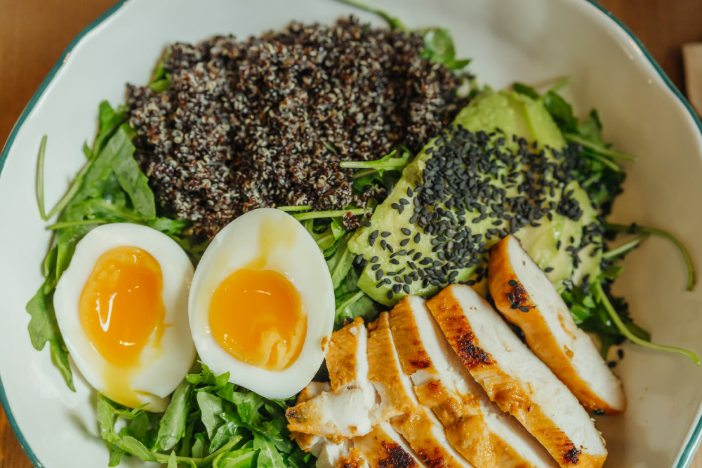 Egg & Chicken Power Bowl