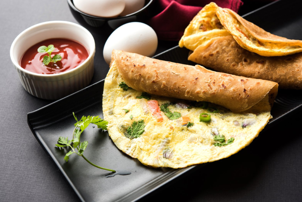 Egg Paratha Energy Meal