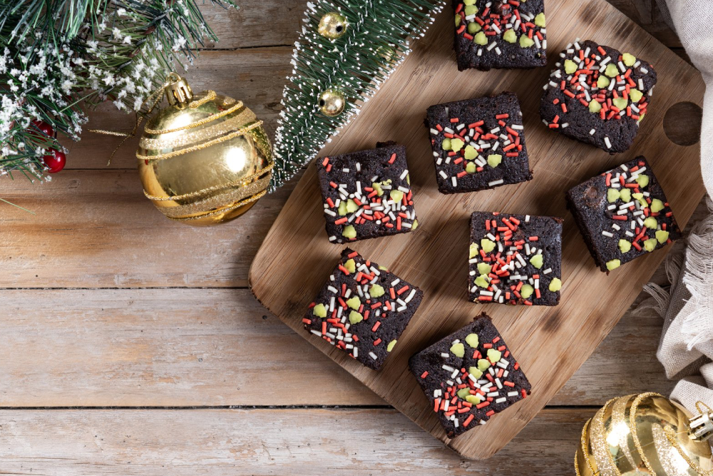 Festive Chocolate Brownies
