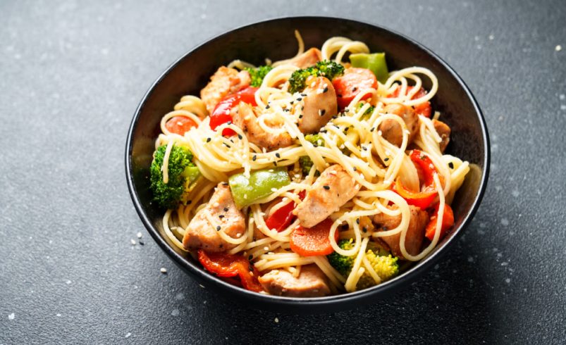 Fusion Noodles with Chicken & Veggies