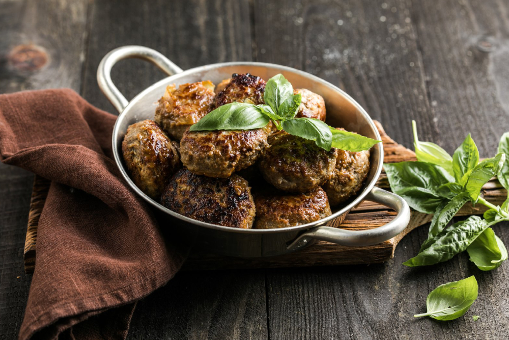 Healthy Baked Meatballs