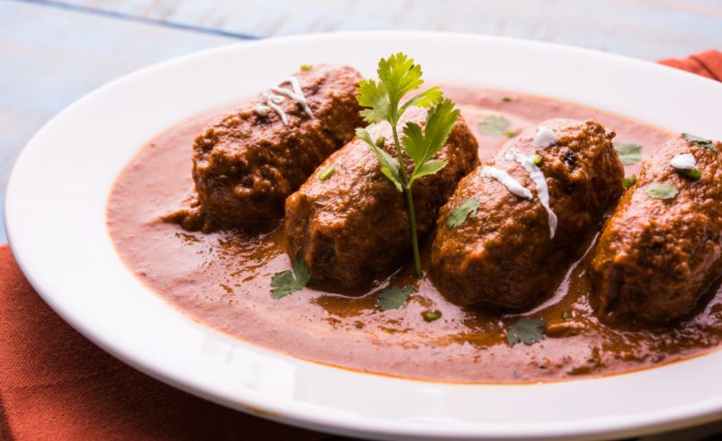 Homemade Meat Kofta Curry
