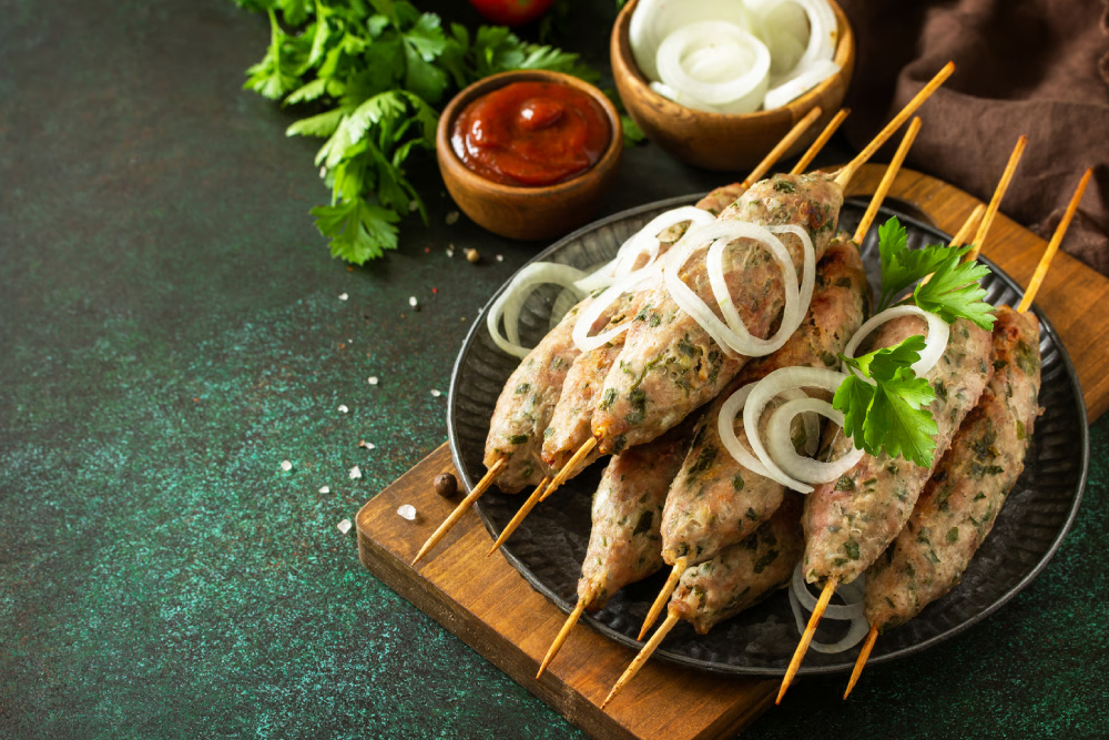 Juicy Chicken Seekh Kebab