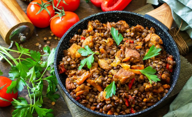 Lentil & Meat Healthy Mix