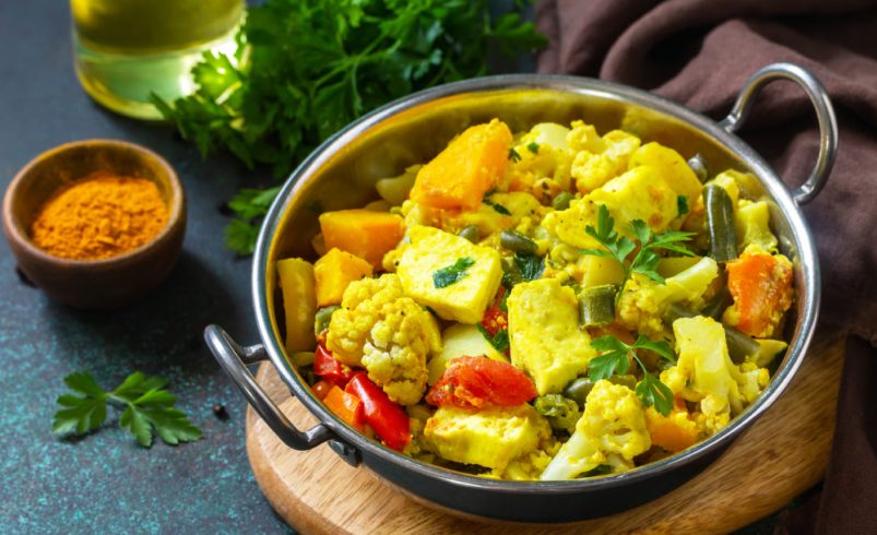 Low Oil Vegetable Curry
