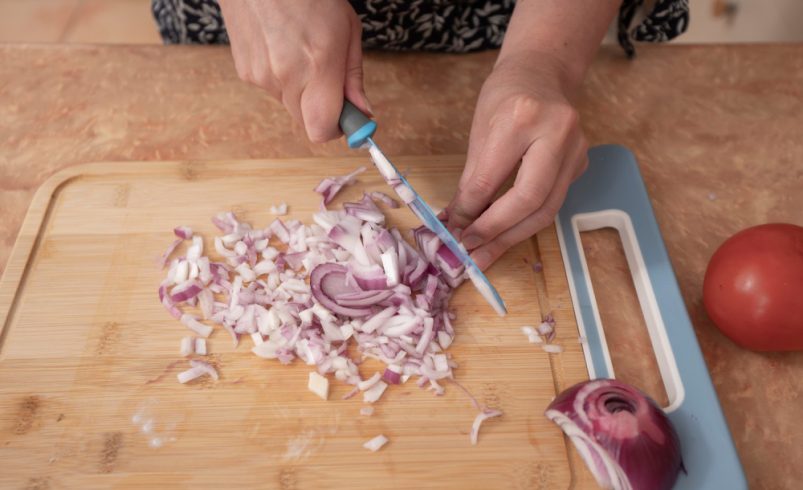 Quick Onion Chopping Trick